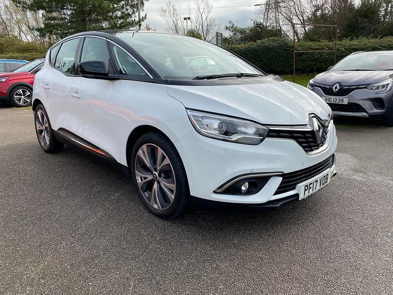 2017 17 Renault Scenic 1.2 Tce 130 Dynamique Nav 5dr Petrol Manual In Glacier White