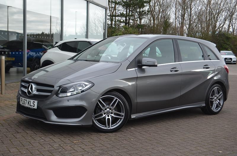 2017 67 Mercedes-benz B Class B180d Amg Line Executive 5dr Auto Diesel Automatic In Grey