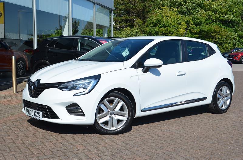 2020 70 Renault Clio 1.0 Sce 75 Play 5dr Petrol Manual In Glacier White