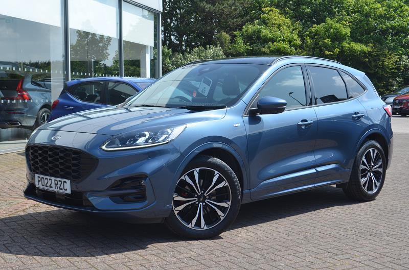 2022 22 Ford Kuga 1.5 Ecoboost 150 St-line X 5dr Petrol Manual In Blue