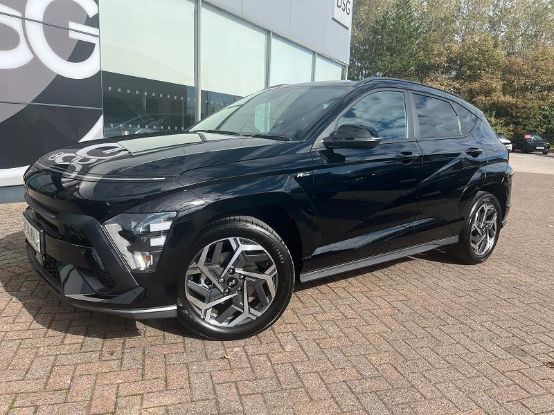 2024 74 Hyundai Kona 1.6 Hybrid 129 N Line 5dr Dct Hybrid Electric Automatic In Black