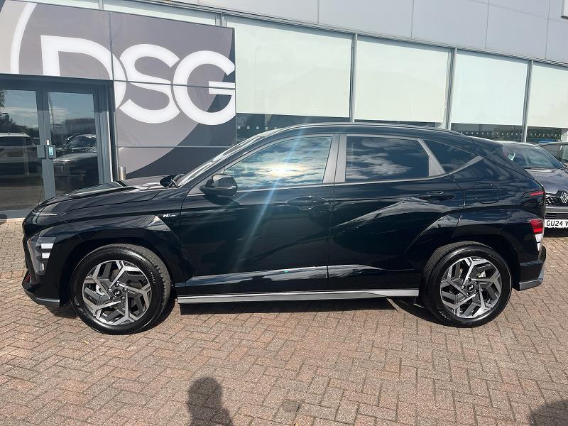 2024 74 Hyundai Kona 1.6 Hybrid 129 N Line 5dr Dct Hybrid Electric Automatic In Black