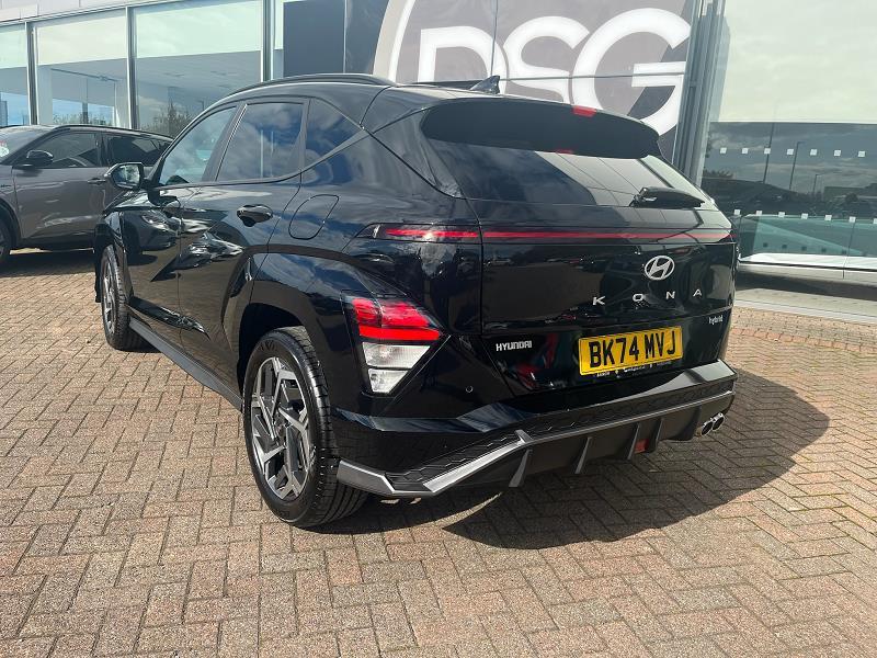 2024 74 Hyundai Kona 1.6 Hybrid 129 N Line 5dr Dct Hybrid Electric Automatic In Black