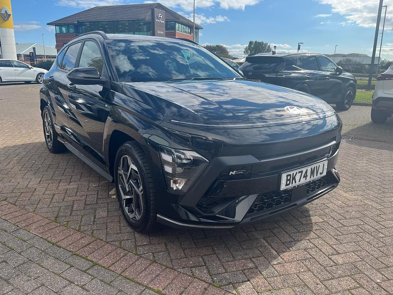 2024 74 Hyundai Kona 1.6 Hybrid 129 N Line 5dr Dct Hybrid Electric Automatic In Black