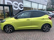 2025 25 Hyundai I10 1.0t [90] N Line 5dr [nav] Petrol Manual In Lucid Lime With Black Roof