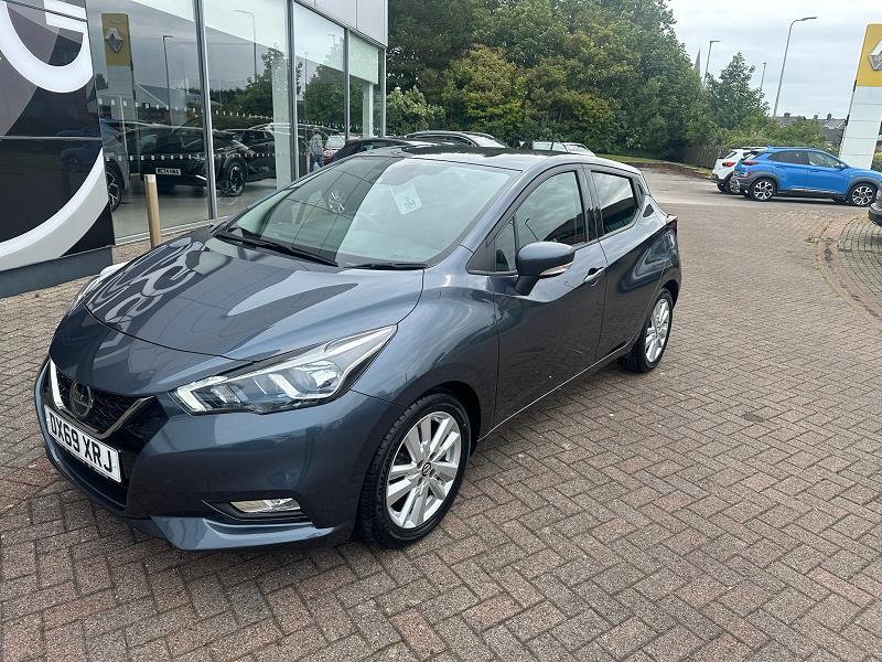 2019 69 Nissan Micra 1.0 Ig-t 100 Acenta 5dr Xtronic Petrol Automatic In Grey
