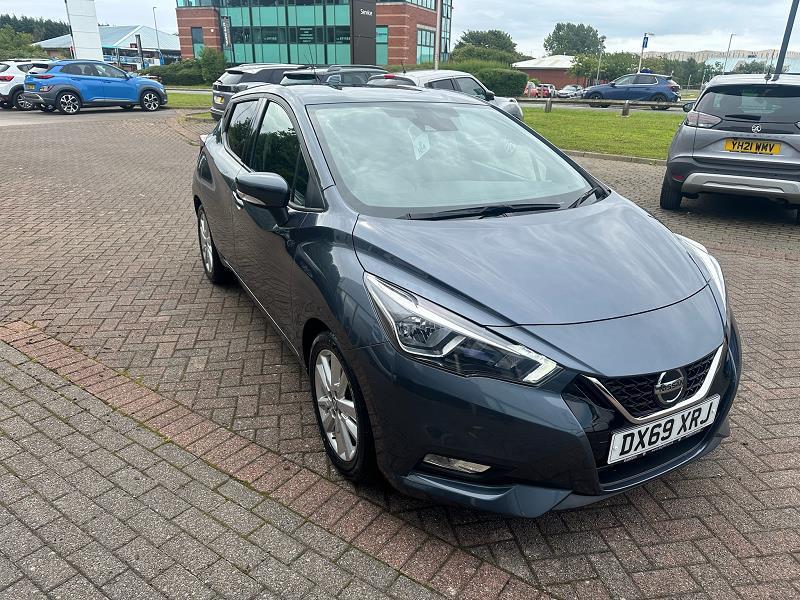 2019 69 Nissan Micra 1.0 Ig-t 100 Acenta 5dr Xtronic Petrol Automatic In Grey