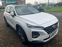 2021 21 Hyundai Santa Fe 2.2 Crdi Premium Se 5dr 4wd Auto Diesel Automatic In White