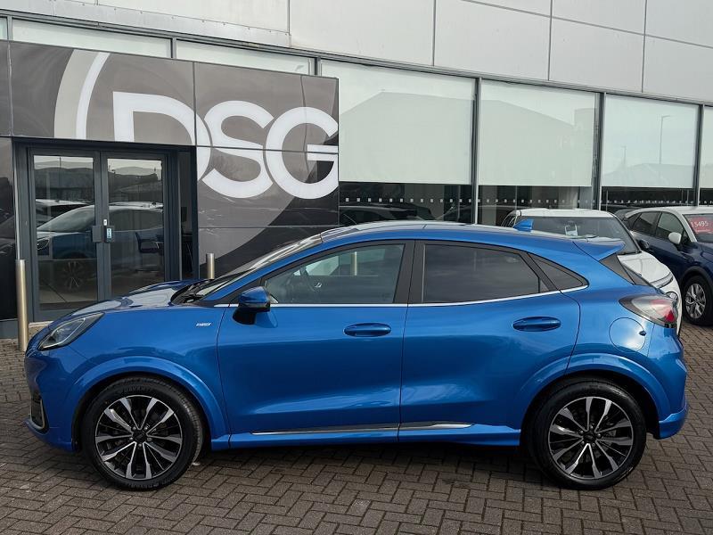 2021 71 Ford Puma 1.0 Ecoboost Hybr Mhev 155 St-line Vignale 5dr Dct Petrol Automatic In Blue