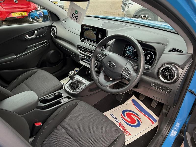 2022 22 Hyundai Kona 1.0 Tgdi 48v Mhev Premium 5dr Hybrid Electric Manual In Surfy Blue