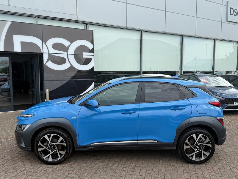 2022 22 Hyundai Kona 1.0 Tgdi 48v Mhev Premium 5dr Hybrid Electric Manual In Surfy Blue