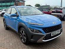 2022 22 Hyundai Kona 1.0 Tgdi 48v Mhev Premium 5dr Hybrid Electric Manual In Surfy Blue