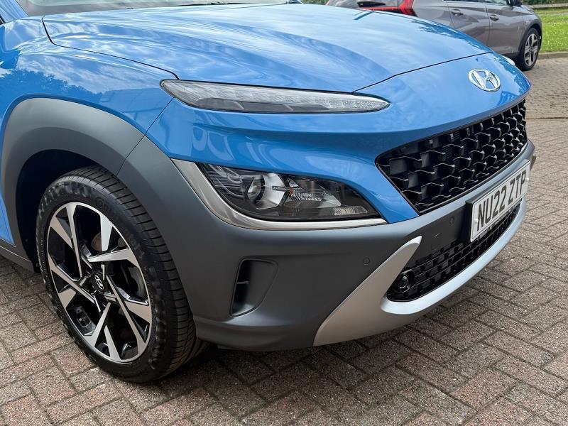 2022 22 Hyundai Kona 1.0 Tgdi 48v Mhev Premium 5dr Hybrid Electric Manual In Surfy Blue