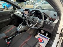 2022 22 Renault Captur 1.3 Tce 140 R.s. Line 5dr Edc Petrol Automatic In White With Black Roof