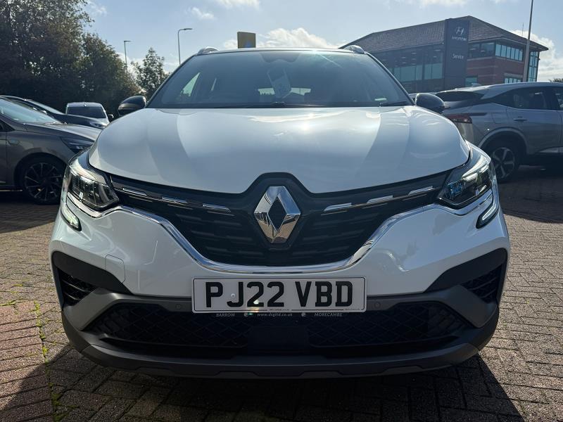 2022 22 Renault Captur 1.3 Tce 140 R.s. Line 5dr Edc Petrol Automatic In White With Black Roof