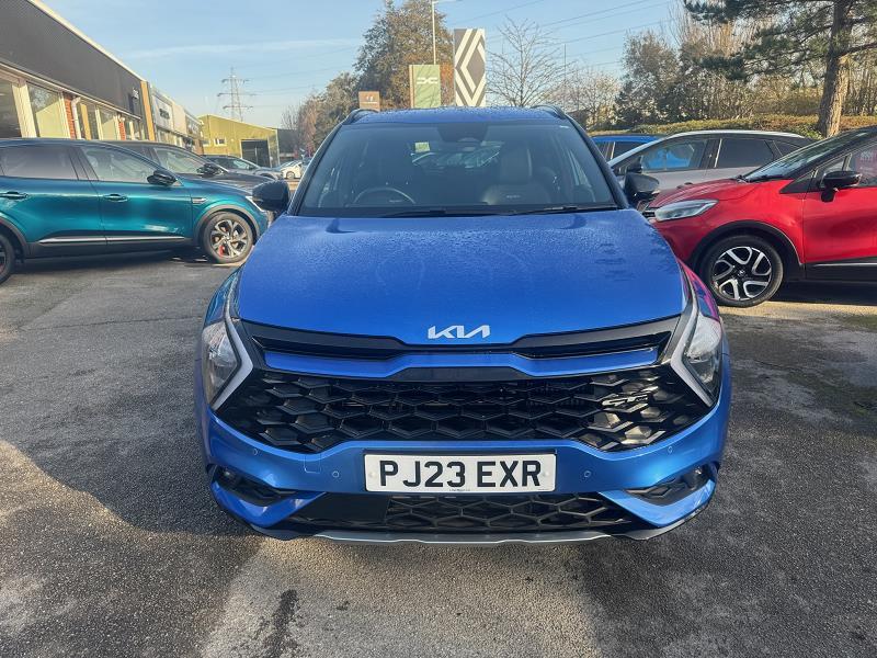 2023 23 Kia Sportage 1.6t Gdi Hev Gt-line 5dr Auto Hybrid Electric Automatic In Blue