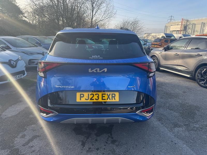 2023 23 Kia Sportage 1.6t Gdi Hev Gt-line 5dr Auto Hybrid Electric Automatic In Blue