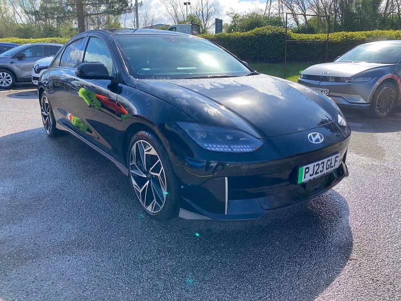 2023 23 Hyundai Ioniq 6 168kw Premium 77kwh 4dr Auto Electric Automatic In Abyss Black