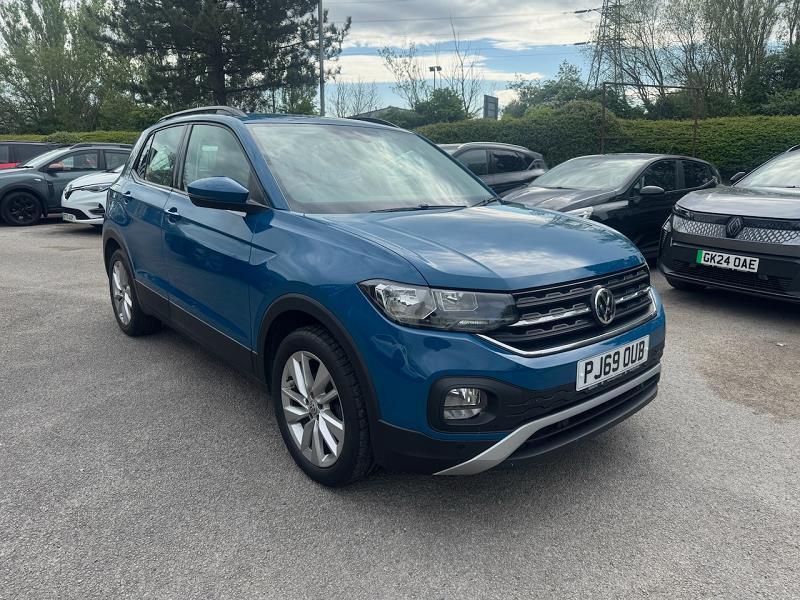 2020 69 Volkswagen T-cross 1.0 Tsi 115 Se 5dr Dsg Petrol Automatic In Blue