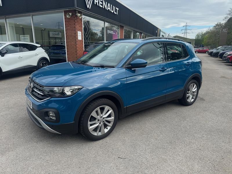 2020 69 Volkswagen T-cross 1.0 Tsi 115 Se 5dr Dsg Petrol Automatic In Blue