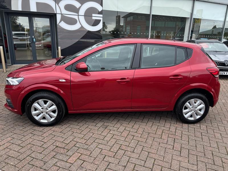 2023 73 Dacia Sandero 1.0 Tce Expression 5dr Petrol Manual In Fusion Red