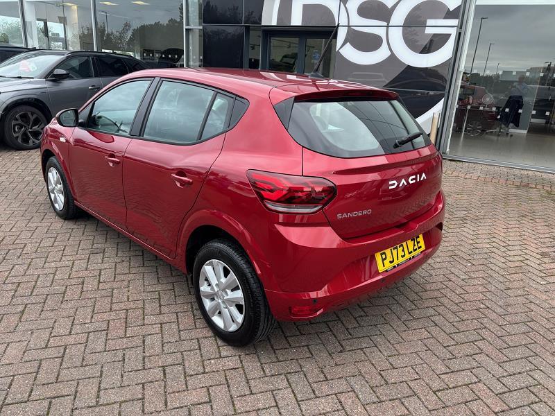 2023 73 Dacia Sandero 1.0 Tce Expression 5dr Petrol Manual In Fusion Red