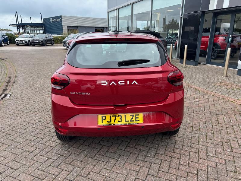 2023 73 Dacia Sandero 1.0 Tce Expression 5dr Petrol Manual In Fusion Red