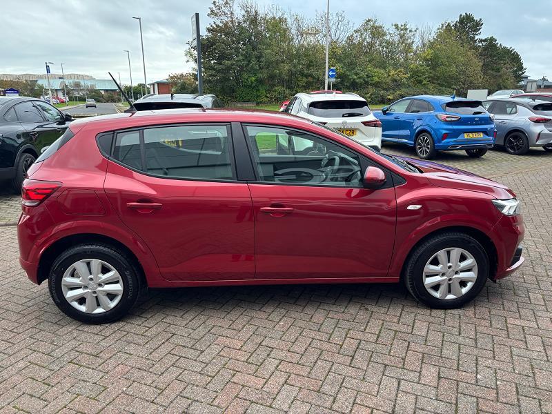 2023 73 Dacia Sandero 1.0 Tce Expression 5dr Petrol Manual In Fusion Red