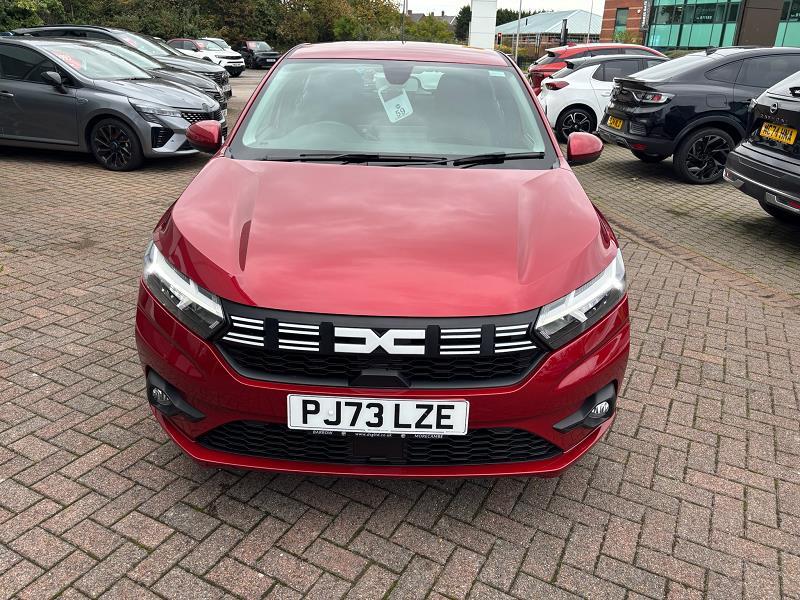 2023 73 Dacia Sandero 1.0 Tce Expression 5dr Petrol Manual In Fusion Red