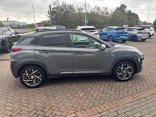 2022 72 Hyundai Kona 1.6 Gdi Hybrid Ultimate 5dr Dct Hybrid Petrol Automatic In Galactic Grey