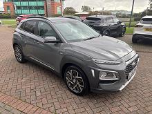 2022 72 Hyundai Kona 1.6 Gdi Hybrid Ultimate 5dr Dct Hybrid Petrol Automatic In Galactic Grey