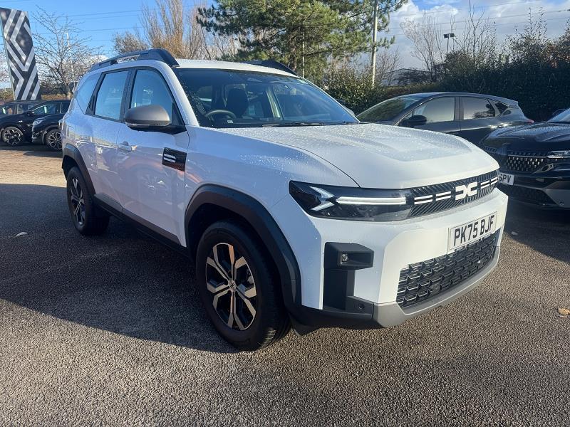 2025 75 Dacia Bigster 1.8 Hybrid 155 Expression 5dr Auto Hybrid Petrol Automatic In Glacier White