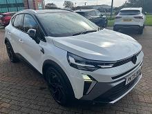 2025 75 Renault Captur 1.8 E-tech Full Hybrid 160 Esprit Alpine 5dr Auto Hybrid Petrol Automatic In Arctic White / Black Roof