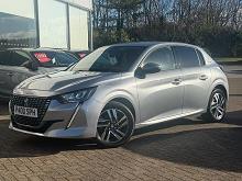 2021 71 Peugeot 208 1.2 Puretech 100 Allure 5dr Petrol Manual In Grey