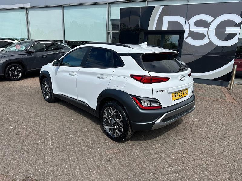 2023 23 Hyundai Kona 1.6 Gdi Hybrid Premium 5dr Dct Hybrid Electric Automatic In White