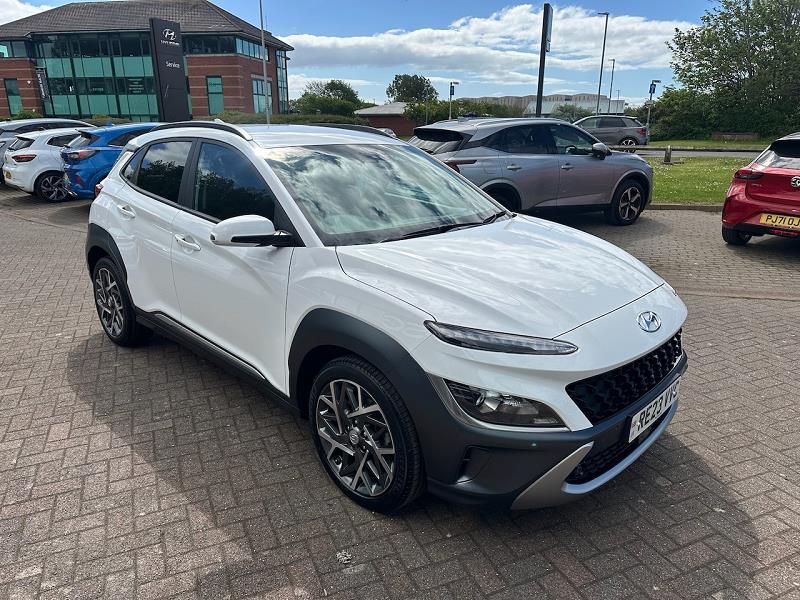 2023 23 Hyundai Kona 1.6 Gdi Hybrid Premium 5dr Dct Hybrid Electric Automatic In White