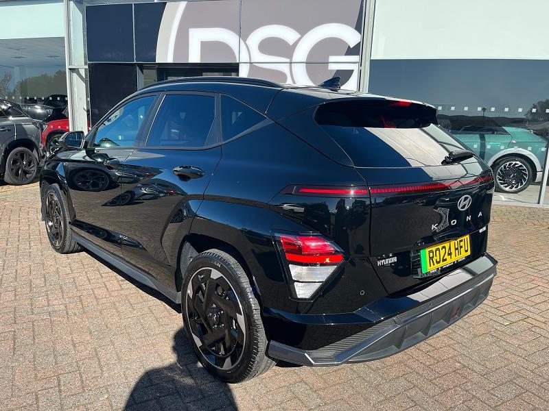 2024 24 Hyundai Kona 160kw N Line 65kwh 5dr Auto Electric Automatic In Black