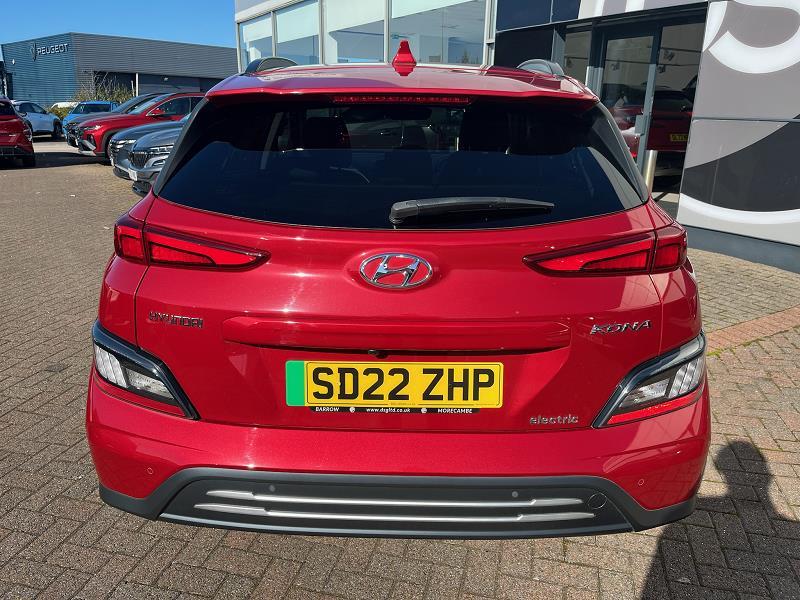 2022 22 Hyundai Kona 150kw Ultimate 64kwh 5dr Auto Electric Automatic In Pulse Red