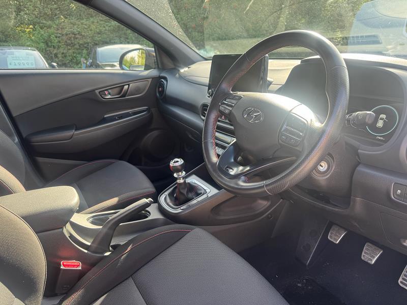 2022 22 Hyundai Kona 1.0 Tgdi 48v Mhev N Line 5dr Hybrid Electric Manual In Grey
