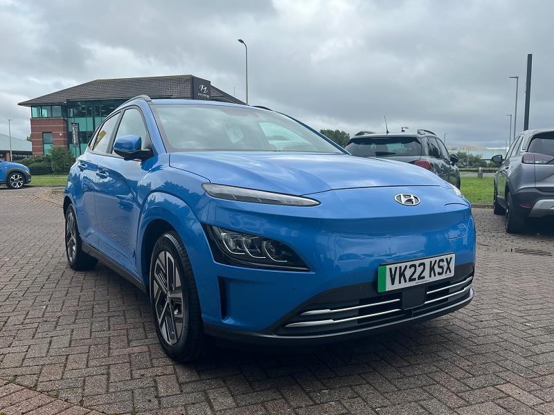 2022 22 Hyundai Kona 150kw Premium 64kwh 5dr Auto Electric Automatic In Surfy Blue
